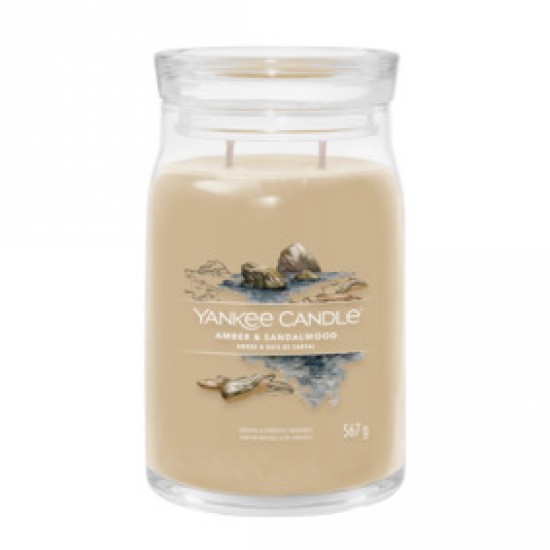 Amber & Sandalwood Signature Large Jar