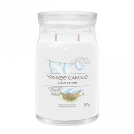 Clean Cotton Signature Large Jar